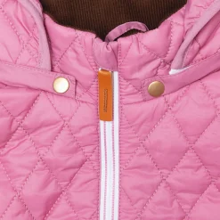 Women's Rose Pink Quilted Puffer Jacket