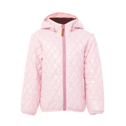 Women's Shiny Ballerina Pink Quilted Puffer Jacket