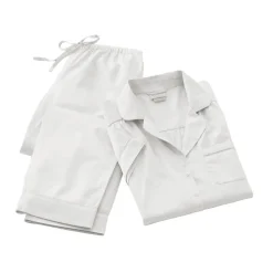 Women's Signature Short Sleeve & Pants Pajama Set in White