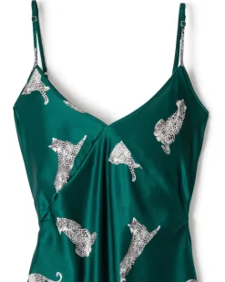 Women’s Silk Cosette Nightgown in Panthère de Luxe