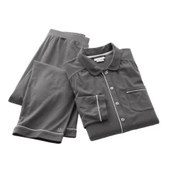 Women's Soft Knit Long Sleeve & Pants Pajama Set in Night