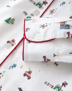 Women’s Twill Nightshirt in Holiday Town