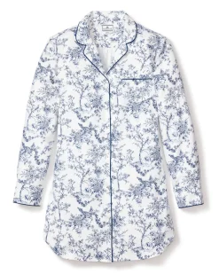 Women’s Twill Nightshirt in Timeless Toile