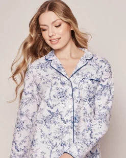 Women’s Twill Nightshirt in Timeless Toile