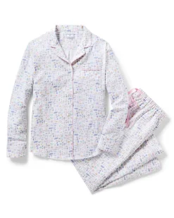 Women’s Twill Pajama Set in Baking Spirits Bright