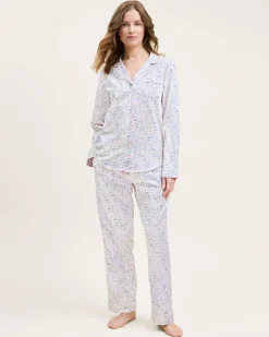 Women’s Twill Pajama Set in Baking Spirits Bright