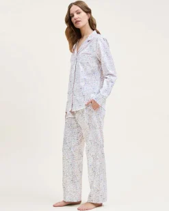 Women’s Twill Pajama Set in Baking Spirits Bright