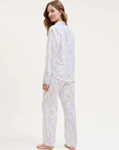 Women’s Twill Pajama Set in Baking Spirits Bright