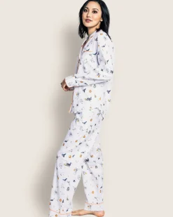 Women’s Twill Pajama Set in Trick or Treat