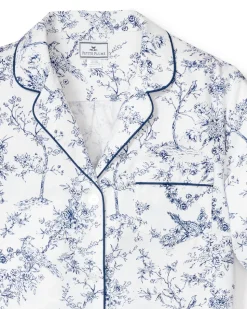 Women’s Twill Pajama Set in Timeless Toile
