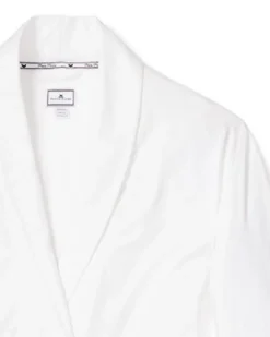 Women’s White Pima Cotton Robe