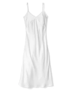 Women’s White Silk Cosette Night Dress