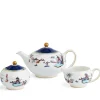 Wonderlust 3-Piece Tea Set in Blue Pagoda
