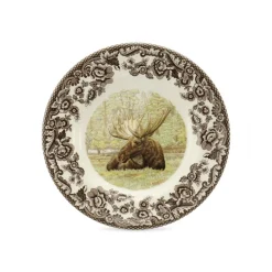 Woodland Bread & Butter Plate with Magestic Moose