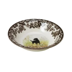 Woodland Dogs Ascot Cereal Bowl with Black Labrador Retriever