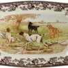 Woodland Dogs Rectangular Platter with All Dogs