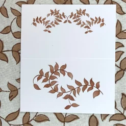 Woodland Leaves Place Cards