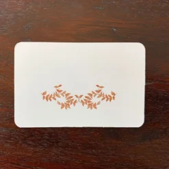 Woodland Leaves Place Cards