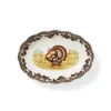 Woodland Turkey Oval Fluted Dish