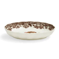 Woodland Turkey Oval Fluted Dish