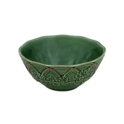 Woods Cereal Bowl 15.5 oz in Green & Brown, Set of 4
