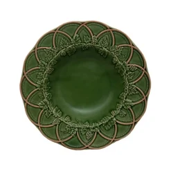Woods Pasta Plate in Green/Brown