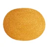 Woven Raffia Placemat in Yellow