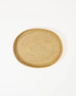 Woven Sabbia Oval Tray, Medium