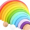 XL Wooden Stacking Rainbow Playset