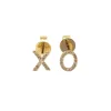 XO Studs Earrings, Pair