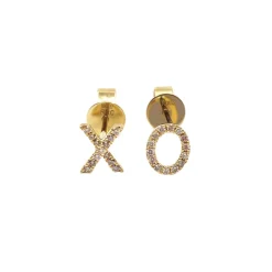 XO Studs Earrings, Pair