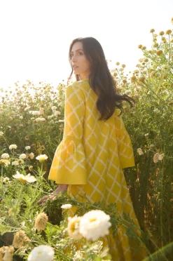 Yellow Rhombus Dress