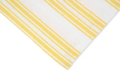 Yellow Stripe Cotton Tablecloth