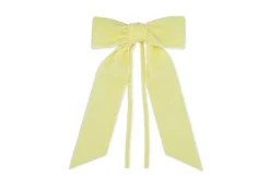 Yellow Velvet Napkin Bows, Set of 4