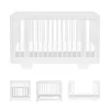 Yuzu 8-in-1 Convertible Crib with All-Stages Conversion Kits in White