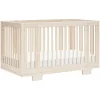Yuzu 8-in-1 Convertible Crib with All-Stages Conversion Kits in Washed Natural
