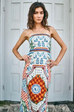 Yvette Dress in Sundance Tile