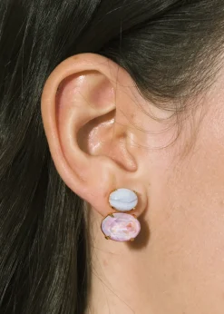 Yvette Earrings in Agate