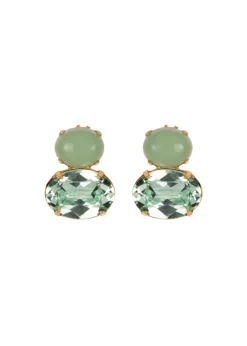 Yvette Earrings in Chalcedony