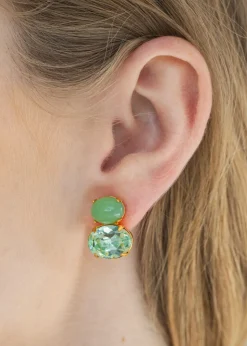 Yvette Earrings in Chalcedony