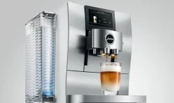 Z10 Fully Automatic Coffee Machine in Aluminum White
