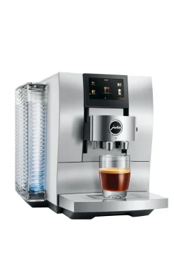 Z10 Fully Automatic Coffee Machine in Aluminum White