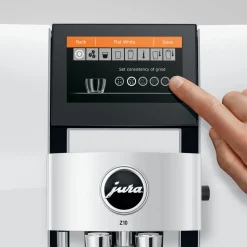 Z10 Fully Automatic Coffee Machine in Diamond White