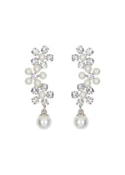 Zaya Earrings in Crystal