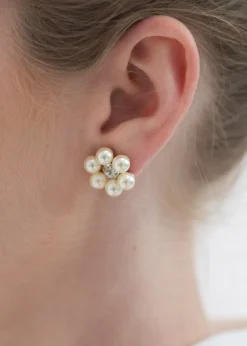 Zaya Studs in Crystal